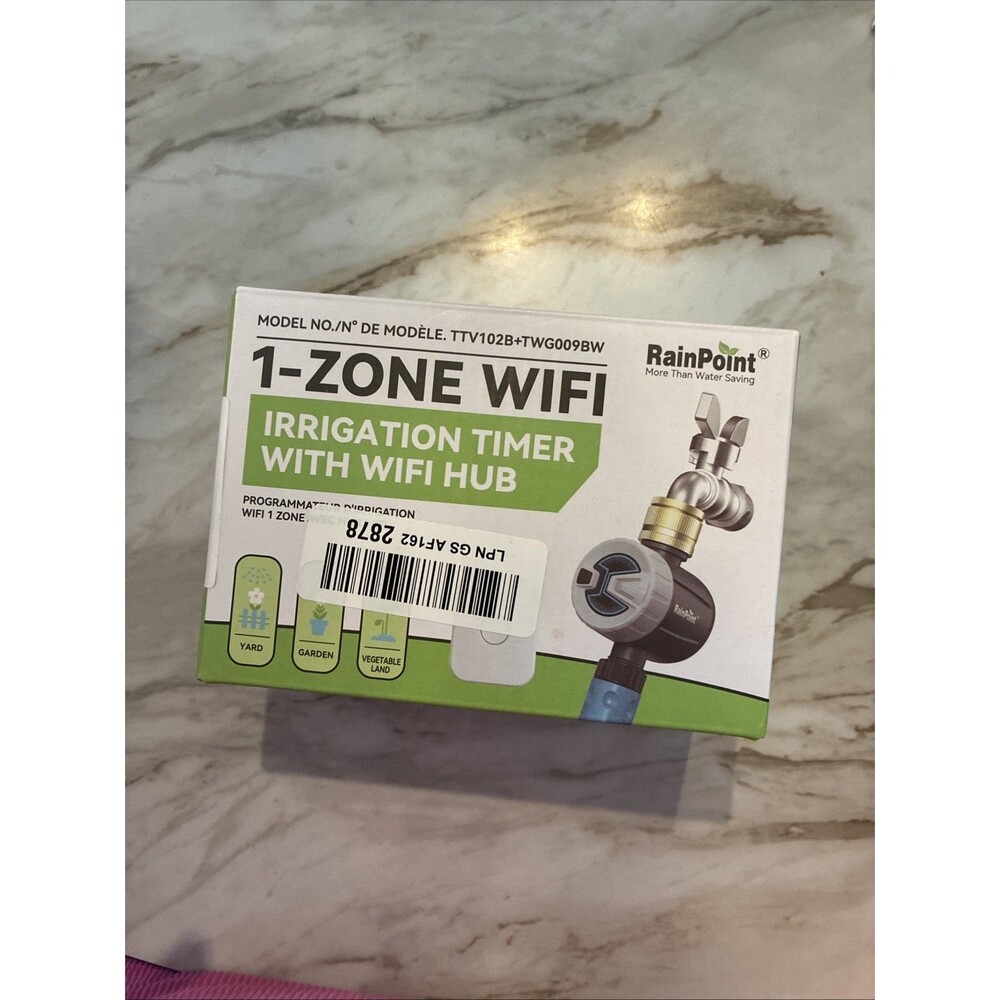 RainPoint TTV102B Automatic Hose Water Timer Irrigation Controller Open Box